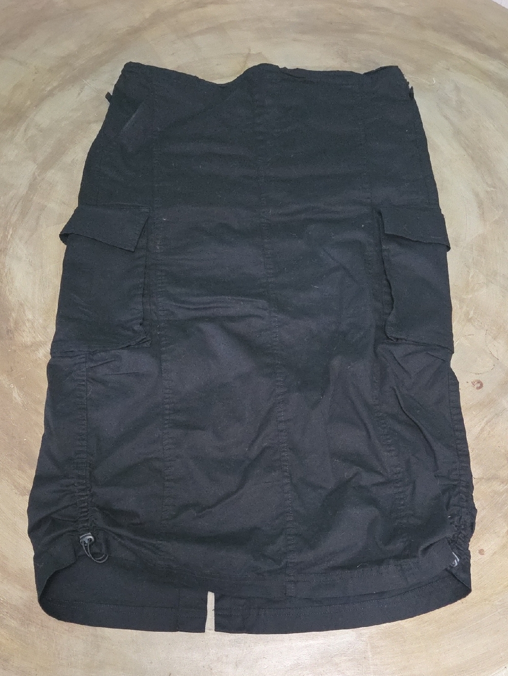 Justify Black Cargo Mini Skirt